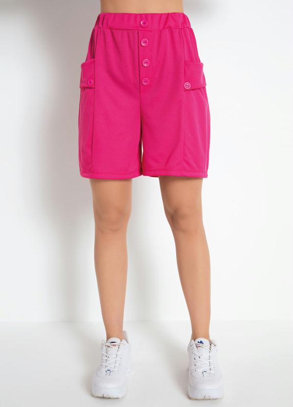 Short (Rosa) com Bolsos Funcionais Short (Rosa) com Bolsos Funcionais
