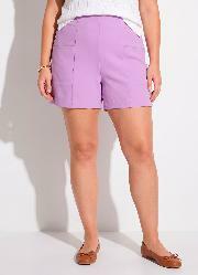 Short Lil�s Cintura Alta com Bolsos