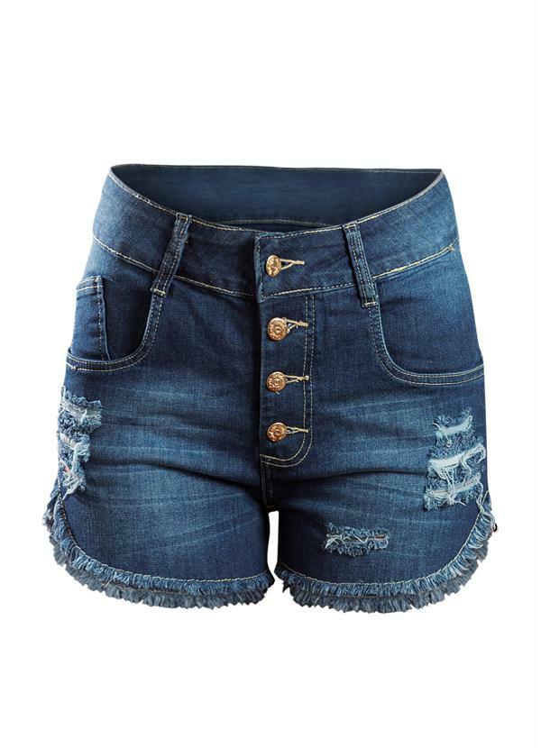 shorts cos alto jeans