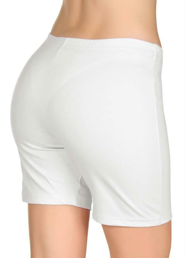 Shorts de cotton branco online