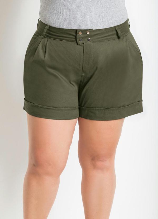 shorts feminino plus size