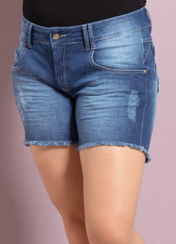 shorts jeans plus size atacado