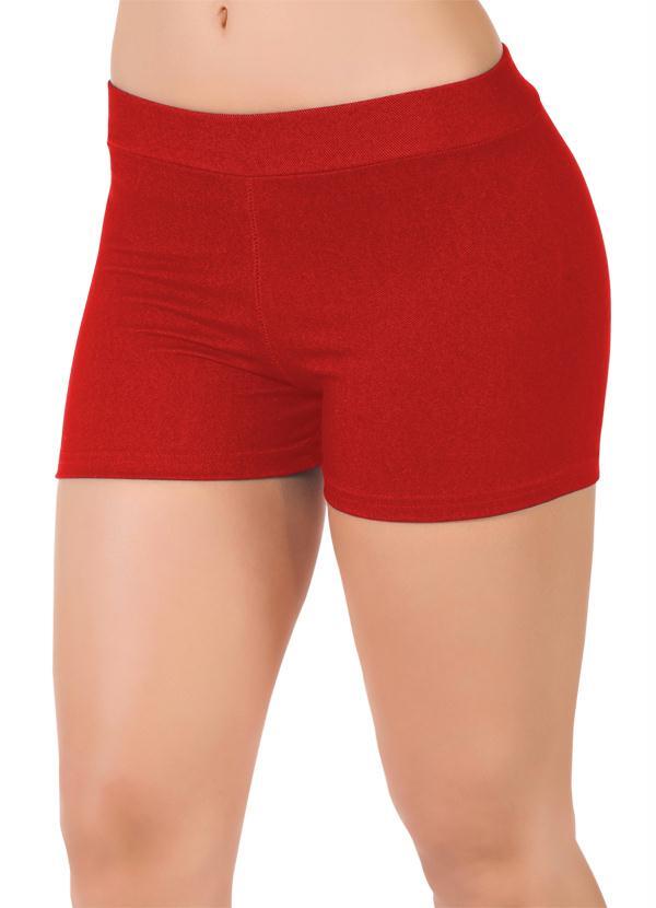 shorts vermelho