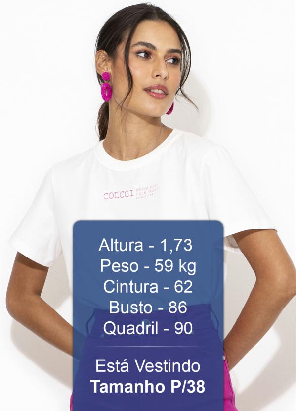 t shirt colcci branca