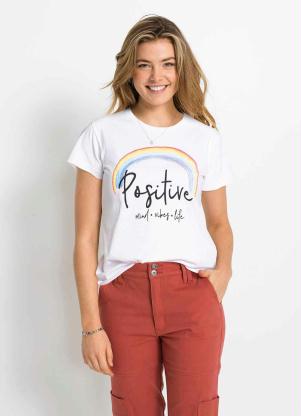 T-Shirt Estampada (Branca)