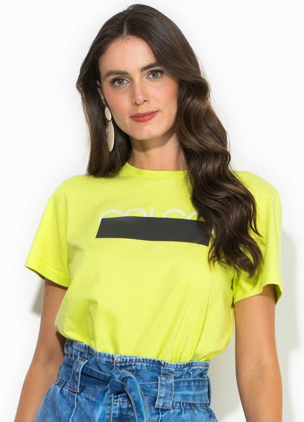 T shirt verde limao Clearance