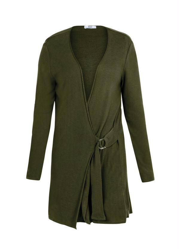 cardigan verde oliva