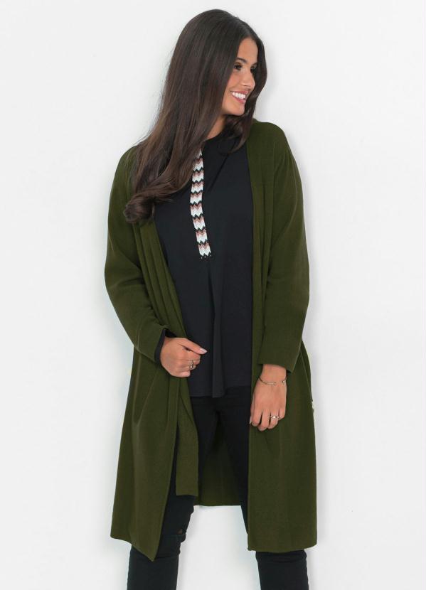 cardigan verde