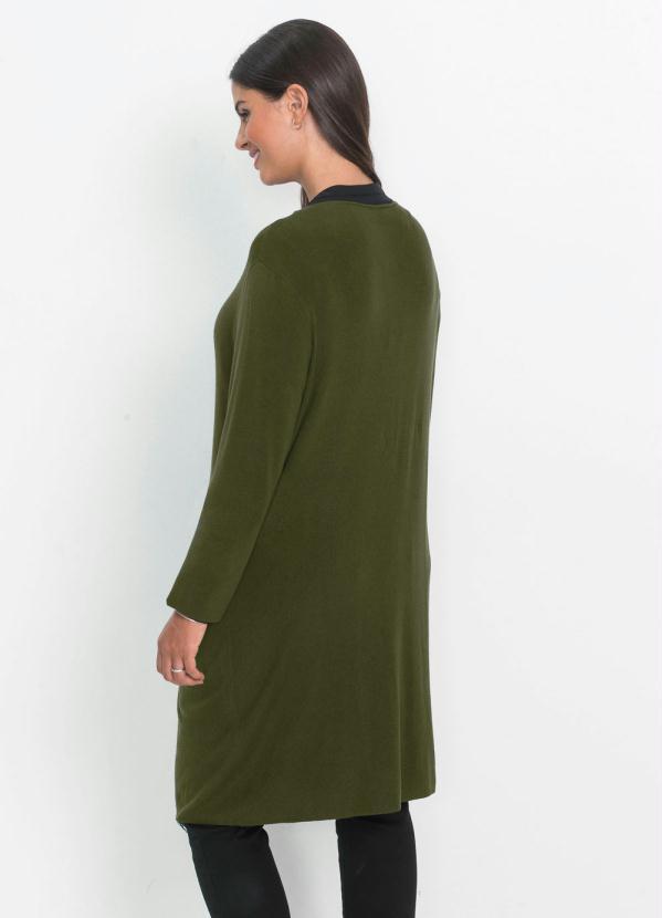 cardigan verde oliva