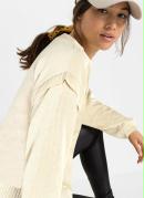 Casaco Manga Longa Bege 