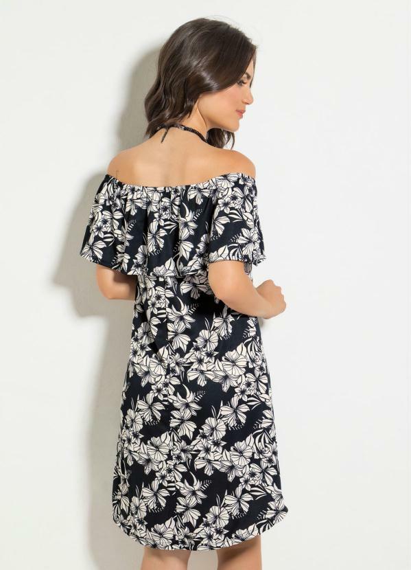 vestido ciganinha com botões