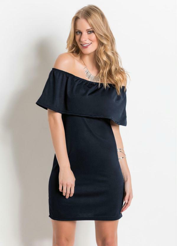 vestido ciganinha preto
