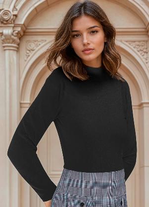 Vestido Crepe (Preto e Xadrez)