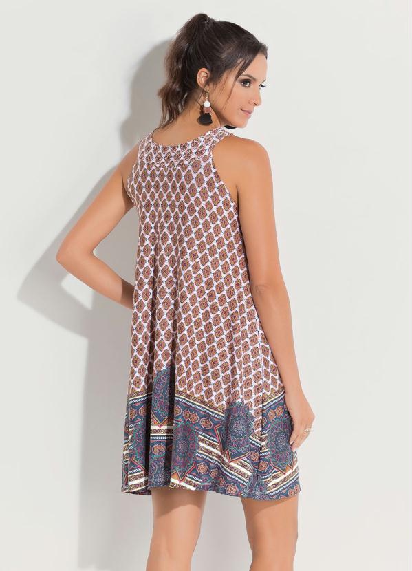 vestido etnico curto