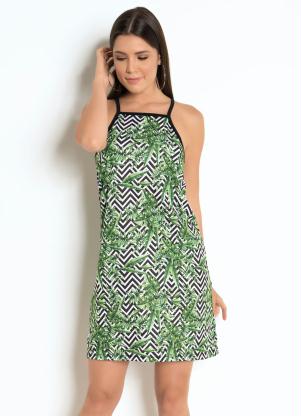 Vestido de Al�as Soltinho (Folhagem)