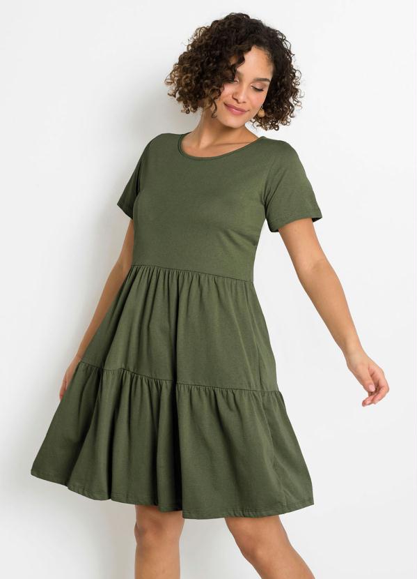 Vestido em Camadas Curto (Verde) Vestido em Camadas Curto (Verde)