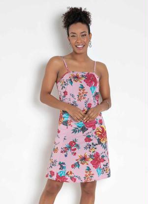 Vestido (Floral Rosa) com Alças Vestido (Floral Rosa) com Alças