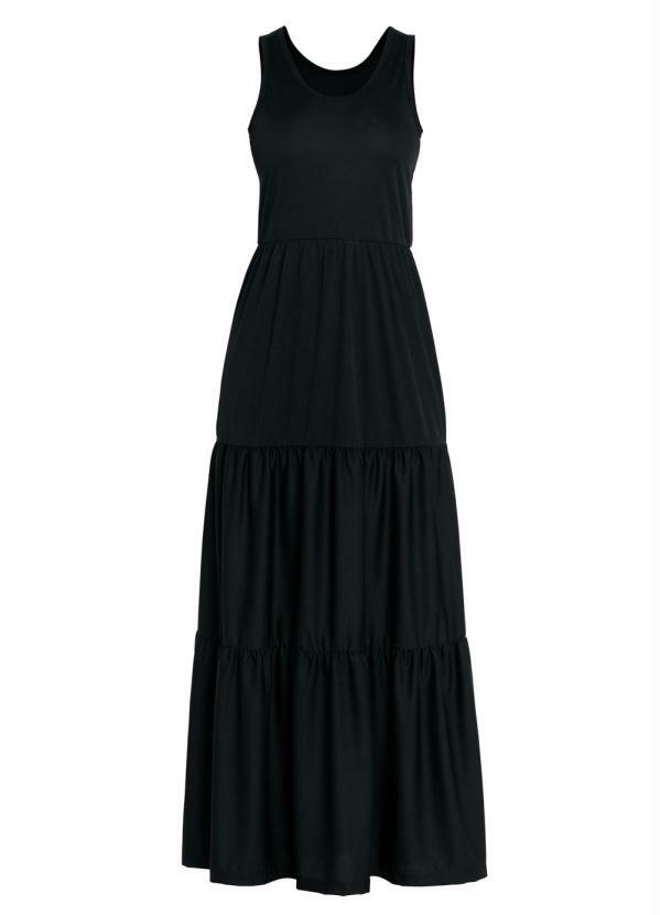 posthaus vestido longo preto