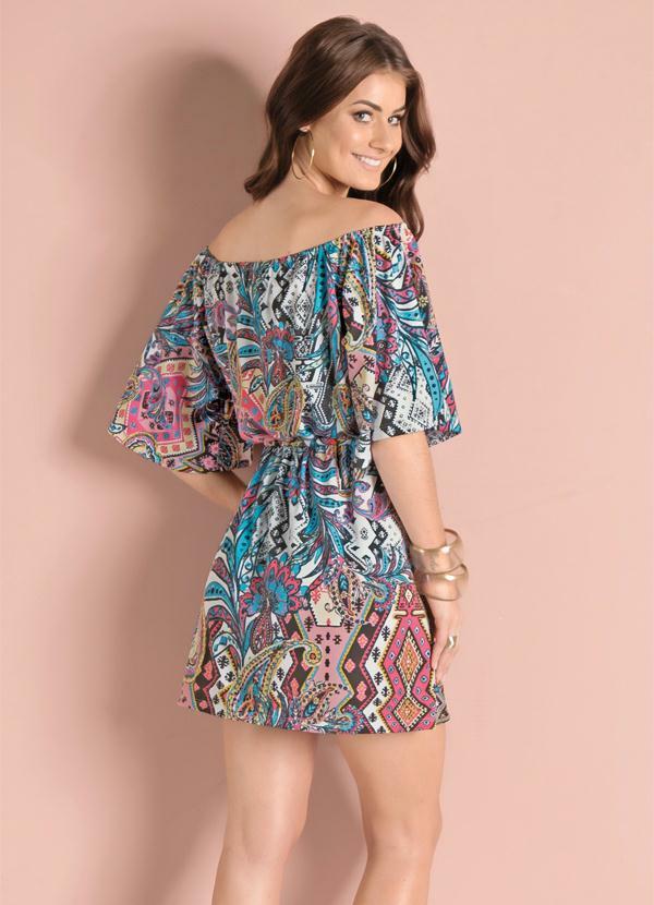 vestido de festa com manga raglan