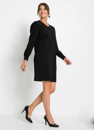 Vestido Mangas Princesa (Preto)