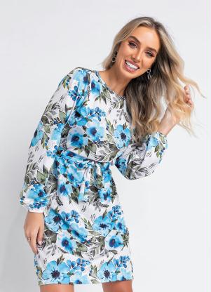 Vestido Riani (Floral Azul)