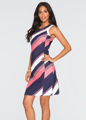 Vestido Tubinho Listrado (Azul)