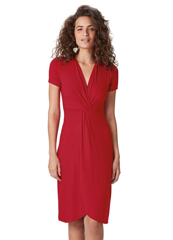 vestido vermelho adulto