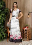 Vestido Longo Barrado 