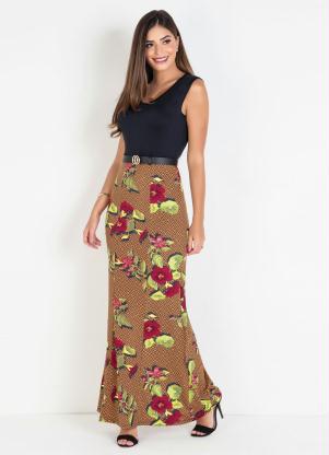 Vestido Longo (Estampado) Moda Evang�lica