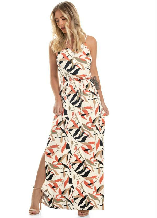 vestido longo rovitex