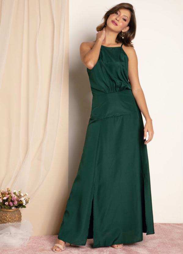 Vestido (Verde) de Al�as com Fendas
