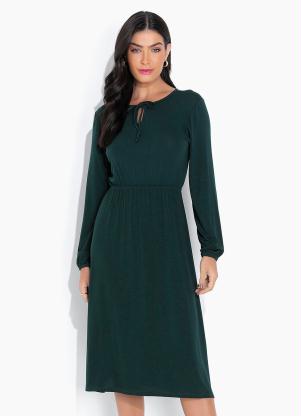 Vestido com Amarra��o (Verde)