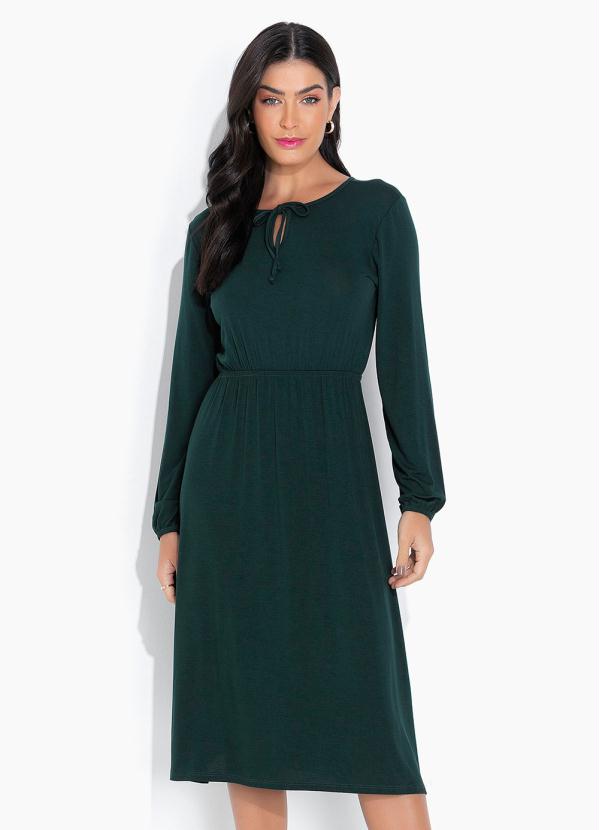 Vestido com Amarra��o (Verde)