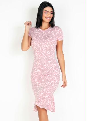 Vestido com Babado (Manchas) Moda Evang�lica