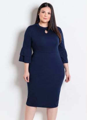 vestido de inverno feminino plus size