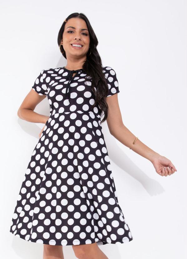 Vestido com Gota (Po� Preta) Moda Evang�lica