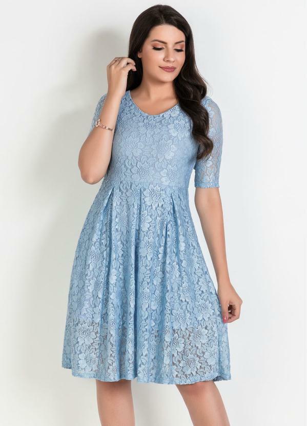 vestido azul evangelico