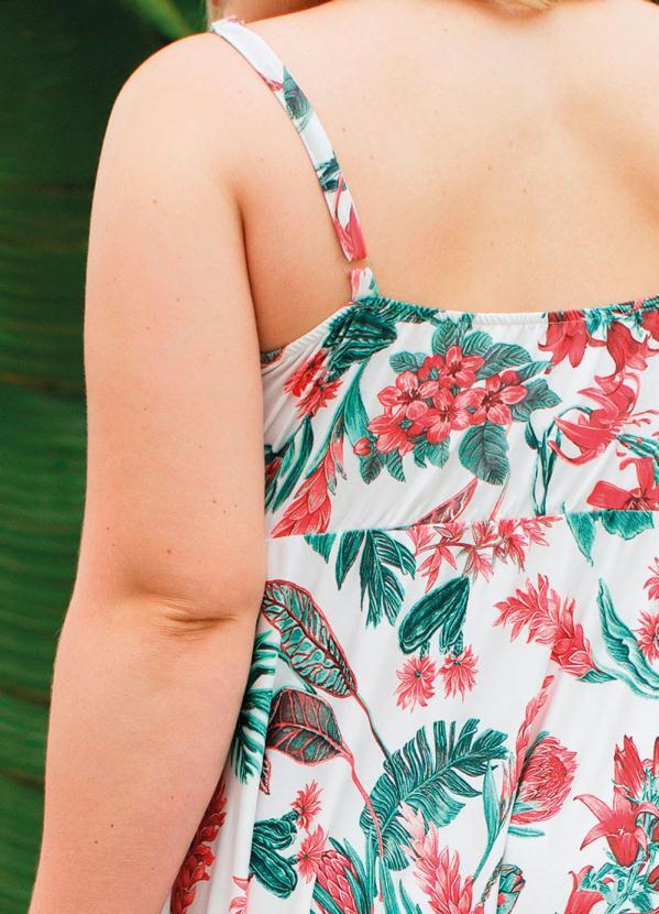 vestidos com barras florais