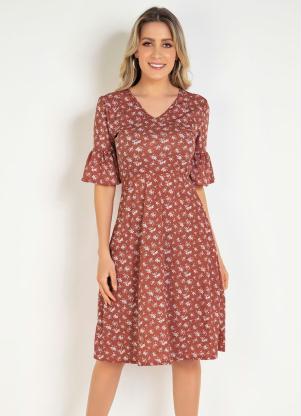 Vestido (Floral Liberty) Moda Evang�lica