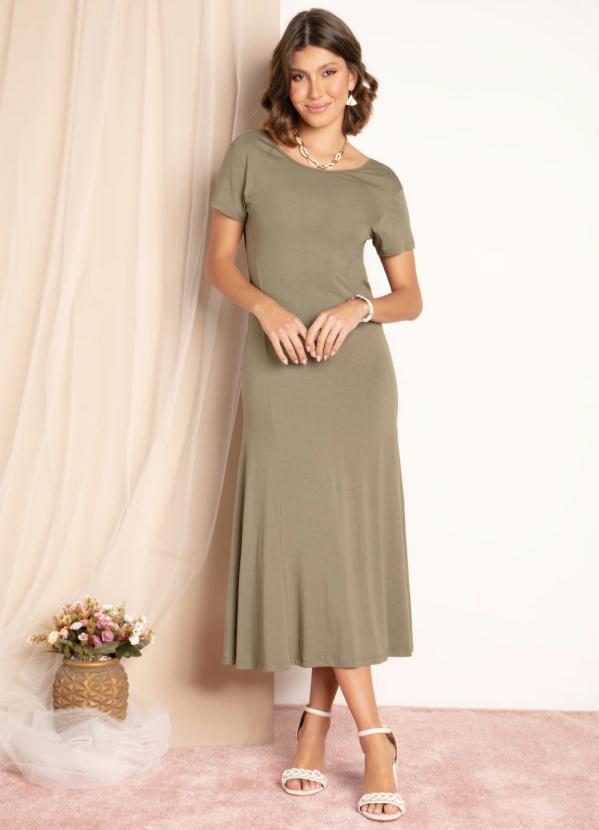 Vestido Midi (Verde Oliva) Mullet Vestido Midi (Verde Oliva) Mullet