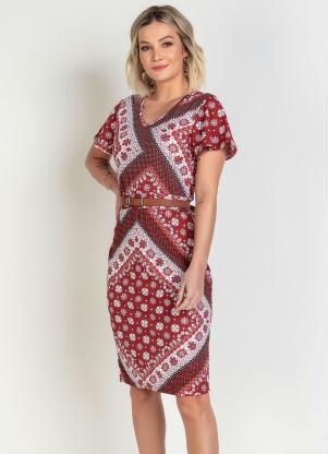 Vestido Moda Evangelica (Estampa Len�o)