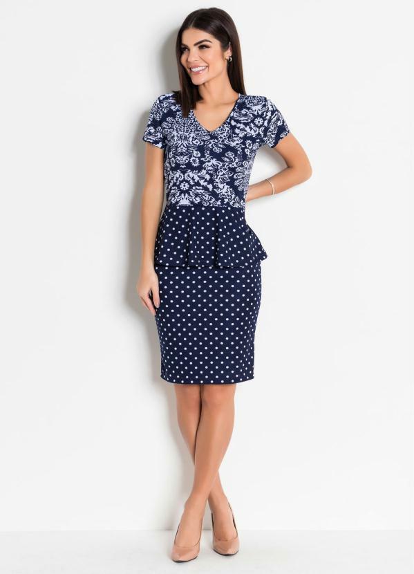 vestido peplum moda evangelica