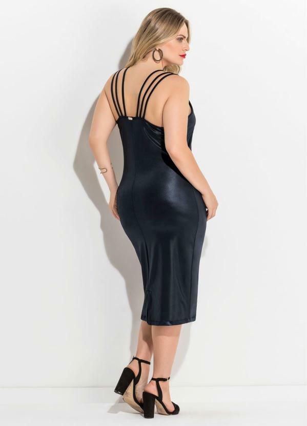 vestido cirre plus size