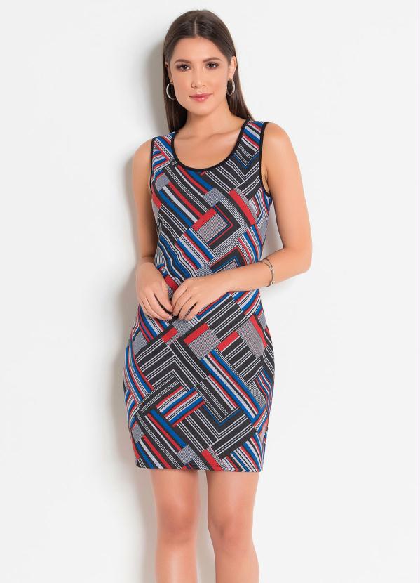 Vestido Tubinho (Geometrico) Vestido Tubinho (Geometrico)