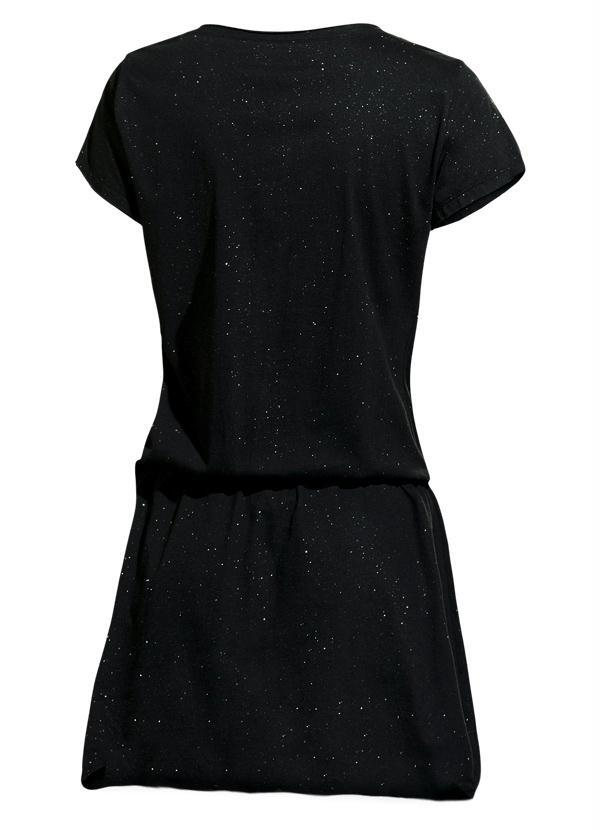 vestido glitter preto