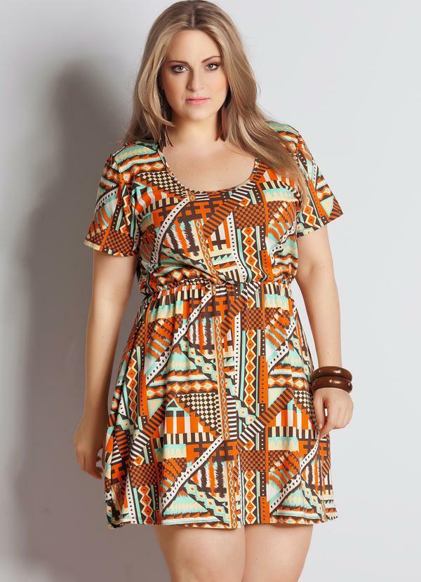 vestido verão plus size