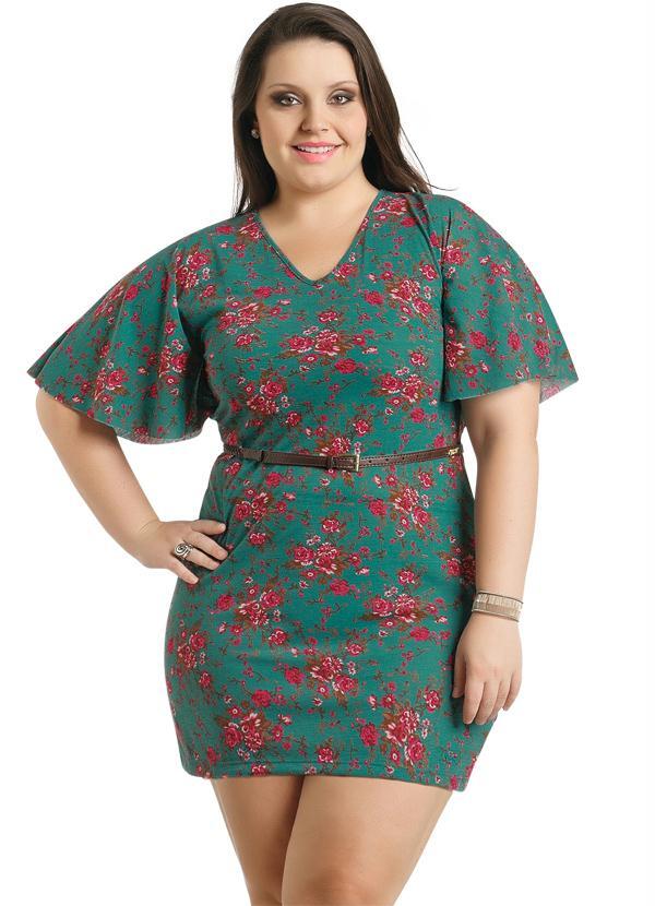 vestido morcego plus size