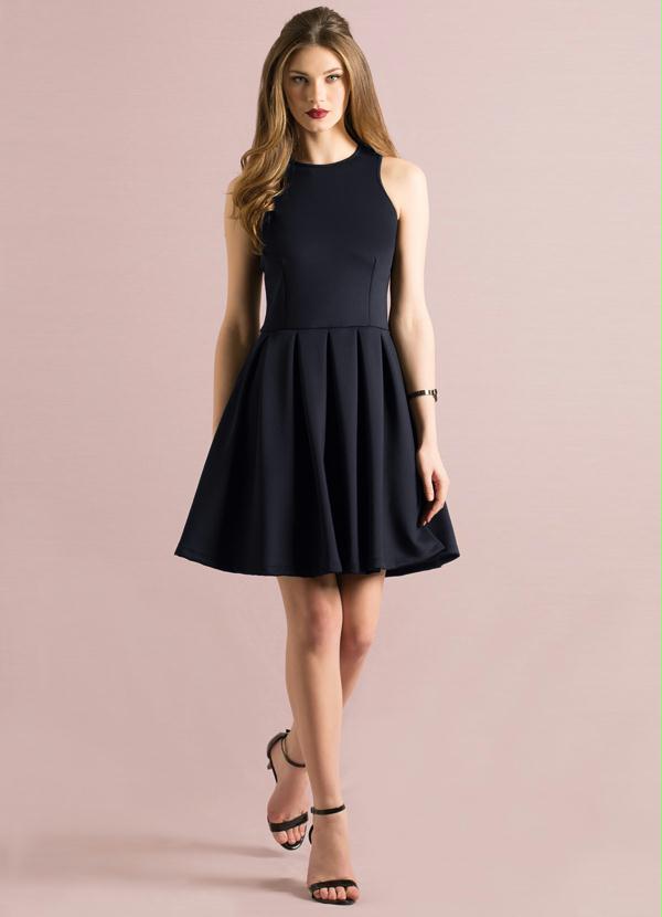 vestido gode preto