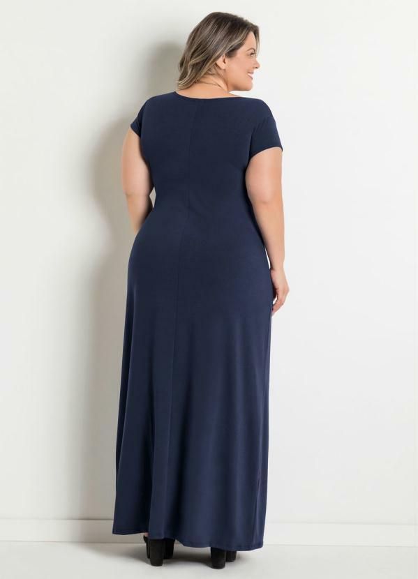 vestido azul posthaus