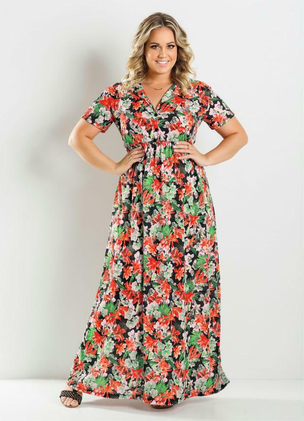 vestidos longos com flores